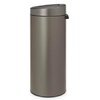 Kosz na śmieci BRABANTIA Touch Bin New 115363 30L Platynowy Liczba komór 1