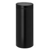 Kosz na śmieci uchylny BRABANTIA 1115301 Touch Bin New wyjmowane wiadro, przenośny, malowany 30L Czarny