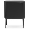 Kosz na śmieci uchylny BRABANTIA 316203 Bo Touch do segragacji, dwa wyjmowane wiadra, System Soft Touch 34L Czarny