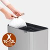 Kosz na śmieci BRABANTIA Bo Touch Bin 33 L Czarny Automatyczny Nie
