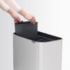Kosz na śmieci BRABANTIA Bo Touch Bin 33 L Czarny Przeznaczony do Do domu