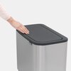 Kosz na śmieci BRABANTIA Bo Touch Bin 33 L Czarny Przeznaczony do Do kuchni