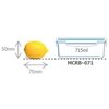 Pojemnik szklany GLASSLOCK MCRB-071 0.715 L Przezroczysty Pojemność [ml] 715