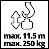 Wciągarka elektryczna EINHELL TC-EH 500 Udźwig 500kg Wysokośc [cm] 30.5