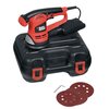 Szlifierka mimośrodowa BLACK&DECKER KA191EK Zasilanie Sieciowe