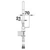 Bateria BLANCO Coressa-F 521543 Chrom Rodzaj baterii Jednodźwigniowa