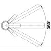 Bateria BLANCO Ambis 523118 Stal szlachetna Bateria trójdrożna Nie