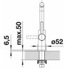 Bateria BLANCO Lanora 523122 Stal szczotkowana Bateria trójdrożna Nie