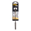 Opakowanie wiertła DEWALT DT8908 z widocznym logo "DEWALT XLR" na górze, poniżej znajduje się wiertło o średnicy 5 mm i długości 160 x 100 mm, z oznaczeniami "LONG LIFE" oraz "SDS-Plus".