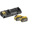 Akumulator DEWALT DCB132X2-QW 9Ah/3Ah 18V/54V (2 szt.) + ładowarka