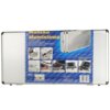 Aluminiowa walizka narzędziowa z etykietą zawierającą tekst: "Walizka aluminiowa" oraz "N0007 640 x 320 x 150 mm". Na etykiecie znajdują się zdjęcia przedstawiające różne ujęcia walizki oraz kod kreskowy.