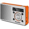 Radio TECHNISAT Digitradio 1 Cyfrowe Przenośne Pomarańczowo-srebrny