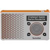 Radio TECHNISAT Digitradio 1 Cyfrowe Przenośne Pomarańczowo-srebrny Zakresy fal radiowych DAB