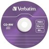 Płyta VERBATIM Colour Slim CD-RW, 700 MB, 12x (5 szt.) Rodzaj nośnika CD-RW