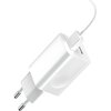 Ładowarka sieciowa BASEUS USB QuickCharge 24W Biały Kabel w zestawie Brak