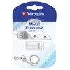 Pendrive VERBATIM Metal Executive 16GB, USB 2.0, Odczyt 25 Mb/s, Zapis 25 Mb/s Interfejs USB 2.0