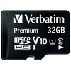 Karta pamięci VERBATIM microSDHC 32GB + Adapter Klasa prędkości Klasa 10