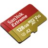 Karta SANDISK microSDXC Extreme A2 128GB + Adapter Adapter w zestawie Tak