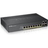 Switch ZYXEL GS1920-8HPV2-EU0101F Gigabit Ethernet, 12 portów, Funkcja PoE, Zarządzalny