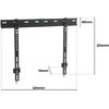 Uchwyt ULTRASLIM GOTZE & JENSEN do TV 37-80 cali TM3850FS Maksymalna odległość od ściany/sufitu [mm] 10