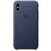 Etui APPLE do Apple iPhone Xs Granatowy