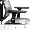 Fotel DIABLO CHAIRS V-Basic Czarno-szary Regulowane oparcie Tak