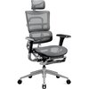 Fotel DIABLO CHAIRS V-Master Czarno-szary Materiał obicia Siatka mesh