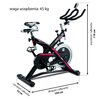 Rower spinningowy BH FITNESS SB2.6 H9173 Rodzaj oporu Mechaniczny