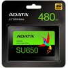 Dysk ADATA Ultimate SU650 480 GB SSD Rodzaj dysku SSD
