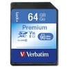 Karta pamięci VERBATIM Premium SDXC 64GB