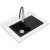 Zlewozmywak TEKA Comfort 45 B-TQ 115350001 Onyx Szerokość [cm] 76