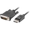 Kabel DisplayPort - DVI-D Dual Link LANBERG CA-DPDV-10CU-0018-BK 1.8 m