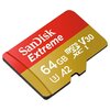 Karta pamięci SANDISK Extreme micro SDXC 64GB Adapter w zestawie Tak