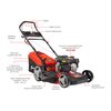 Kosiarka spalinowa GREENSO D46-GT150ES Ducar DVO150 z napędem 460mm 2.7kW Pojemność silnika [cm3] 150