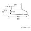 Okap BOSCH DUL62FA21 Biały 250m3/h 68dB klasa D Szerokość [cm] 60
