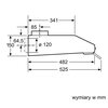 Okap BOSCH DUL62FA51 Stalowy 250m3/h 68dB klasa D Szerokość [cm] 60