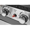 Grill gazowy YATO YG-20002 9 + 2.5 kW 53 x 39 cm Funkcje Kółka, Pokrywa, Półki boczne, Termometr