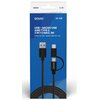 Kabel USB - Micro USB/USB-C SAVIO CL-128 1 m Typ USB - Micro USB