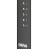 Okap BERG Floyd Night Czarny 426m3/h 61dB klasa B Głębokość [cm] 50