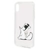 Etui KARL LAGERFELD Choupette Fun do Apple iPhone X/Xs Przezroczysty Model telefonu iPhone X