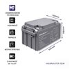 Akumulator QOLTEC 53037 65Ah 12V Napięcie [V] 12