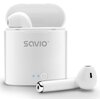 Słuchawki douszne SAVIO TWS-01 Biały Pasmo przenoszenia min. [Hz] 20
