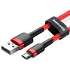 Kabel USB - Micro USB BASEUS Cafule 1 m Czerwony Długość [m] 1