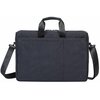 Torba na laptopa RIVACASE Biscayne 8355 17.3 cali Czarny Materiał wodoodporny Nie