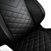 Fotel NOBLECHAIRS Epic Czarny Regulacja podłokietników Góra - dół