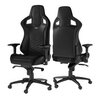 Fotel NOBLECHAIRS Epic Czarny Materiał obicia Skóra ekologiczna