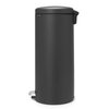Kosz na śmieci z pedałem BRABANTIA 114663 NewIcon ciche zamykanie, przenośny 30 L Szary Pojemność [l] 30