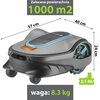 Robot koszący GARDENA Sileno Life 1000 sterowanie Bluetooth Maksymalny czas pracy na jednym ładowaniu [min] 65
