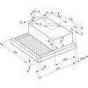 Okap AMICA OTS5234I Inox 259m3/h 58dB klasa D Szerokość [cm] 50