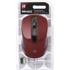 Mysz DEFENDER MM-605 Czerwony Komunikacja z komputerem Bezprzewodowa
